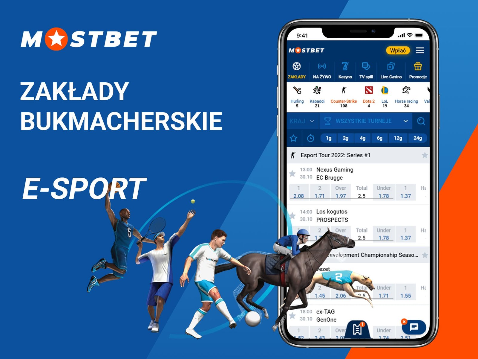 Zalady bukmacherskie - esport